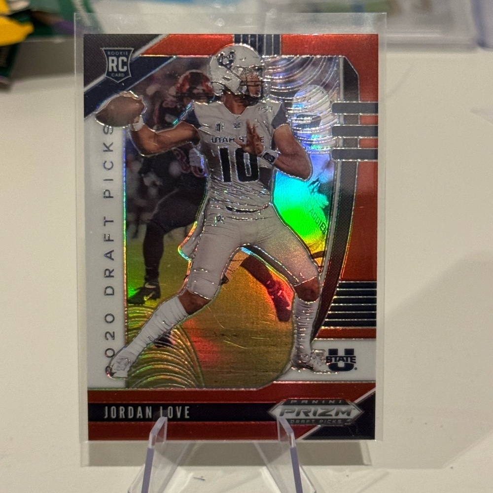 🔥 2020 Jordan Love Panini Prizm Draft Picks Rookie Card.